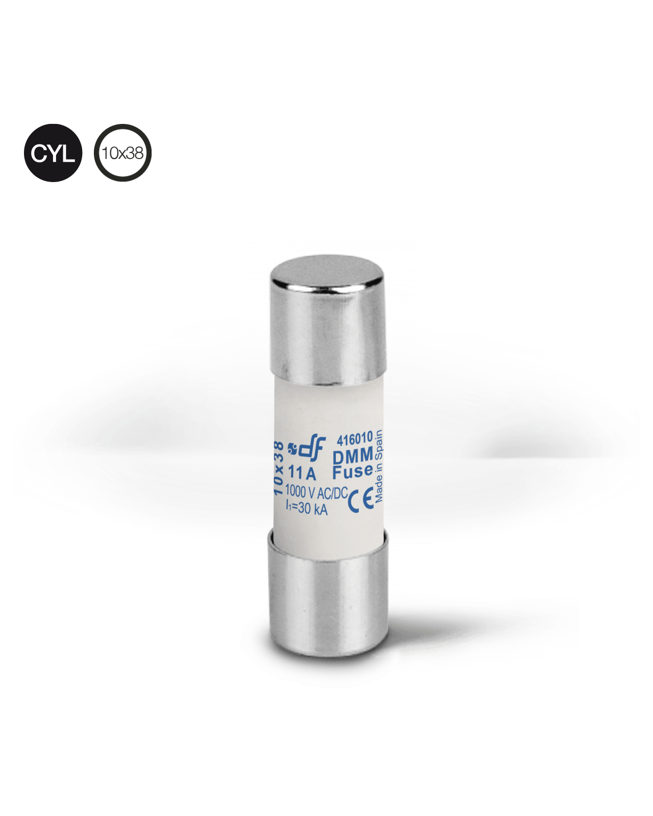 FUS. CIL. DMM 10X38 11A 1000V AC/DC