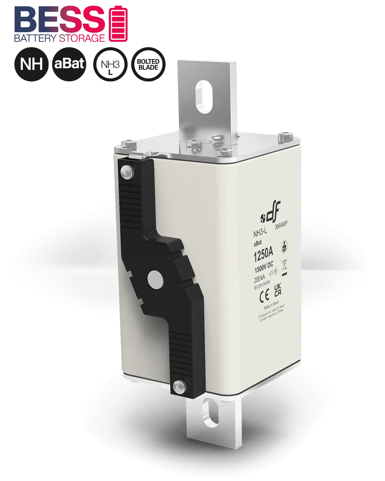 FUSE.NH3L aBat Bolted blade contact  1500VDC