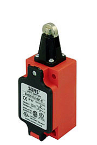 Limit switch with roller, plastic housing