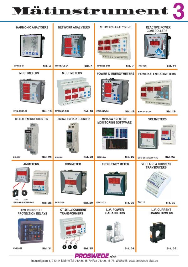 Proswede El katalog 3