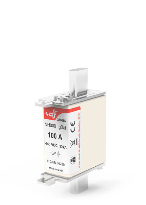  säkringar NH 000 gBat 440V DC för batterilagringsskydd