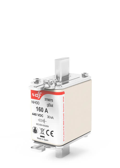  säkringar NH 00 gBat 440 VDC för batterilagringsskydd
