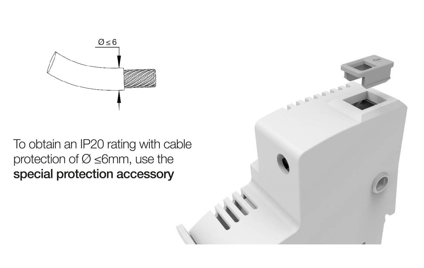 PMX-22 Speciellt IP20 skyddstillbehör