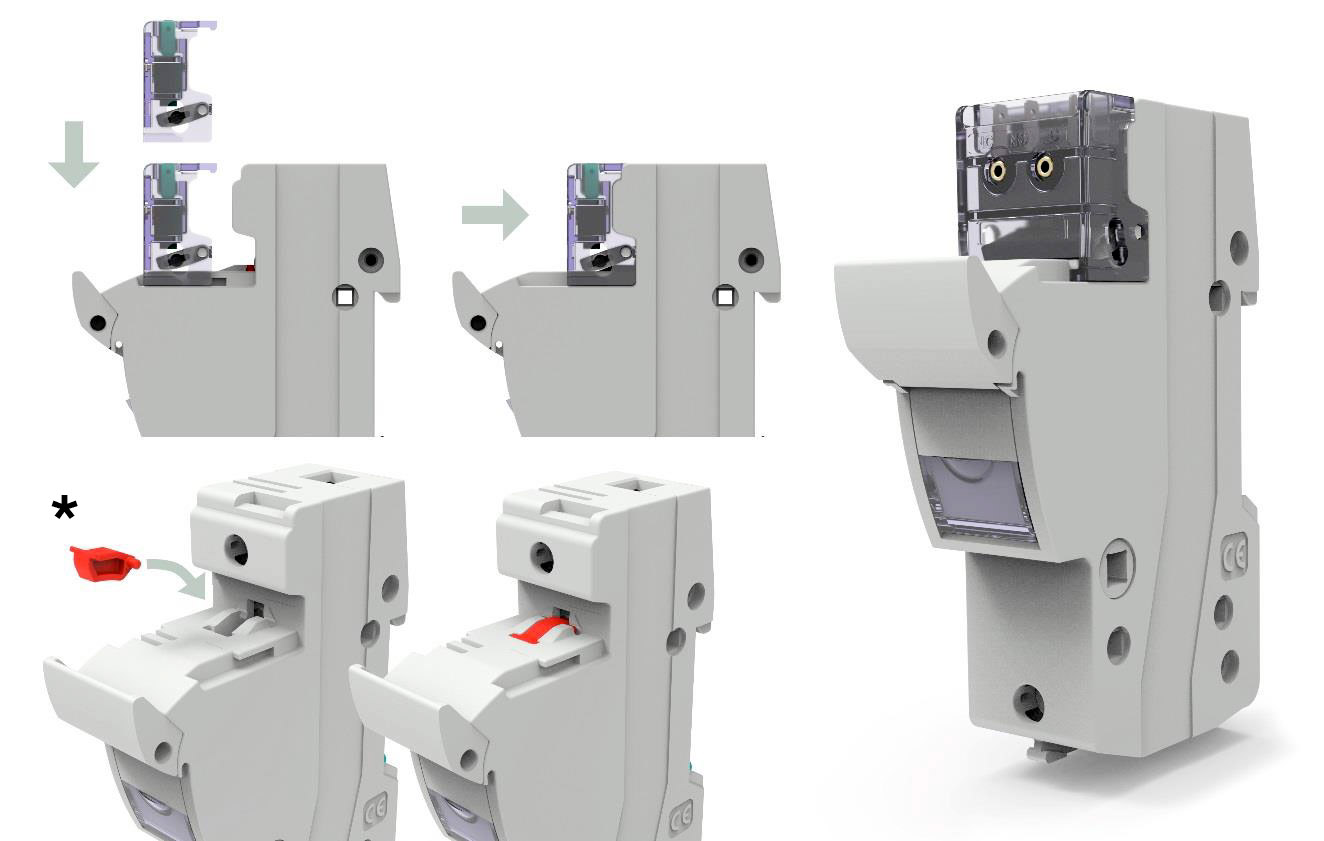 PMX-14 3 poler - 2 mikro, endast fusing