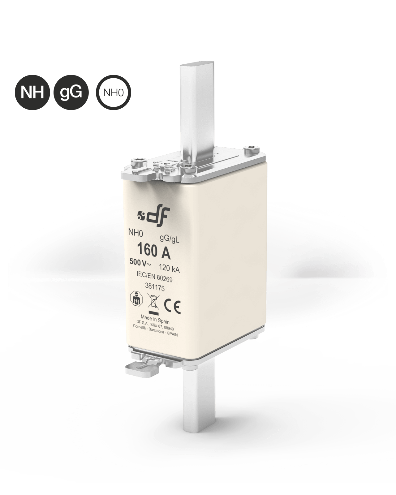 säkringar NH 0 gG 500V 