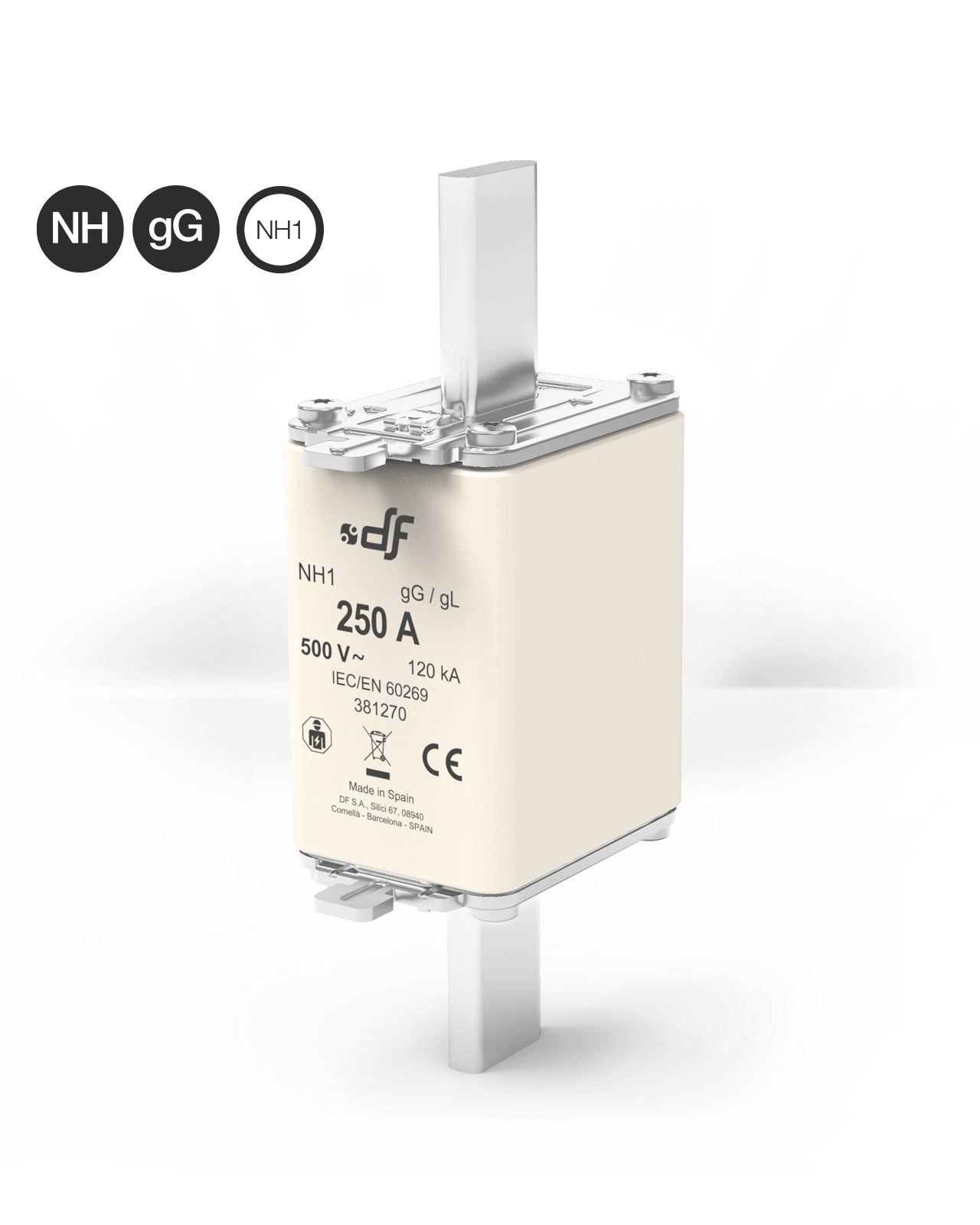 säkringar NH 1 gG 500V