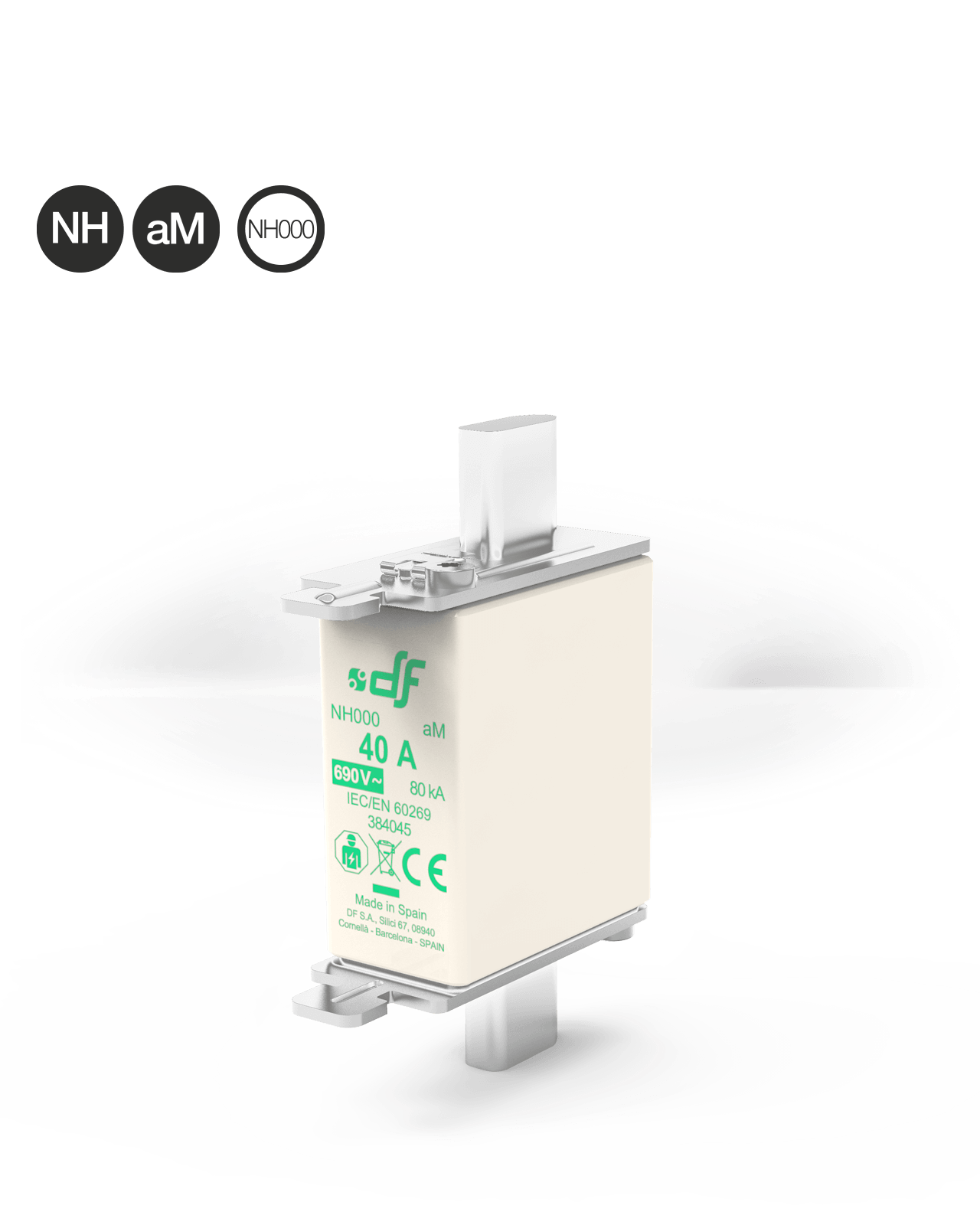 säkringar NH C00 aM 690V