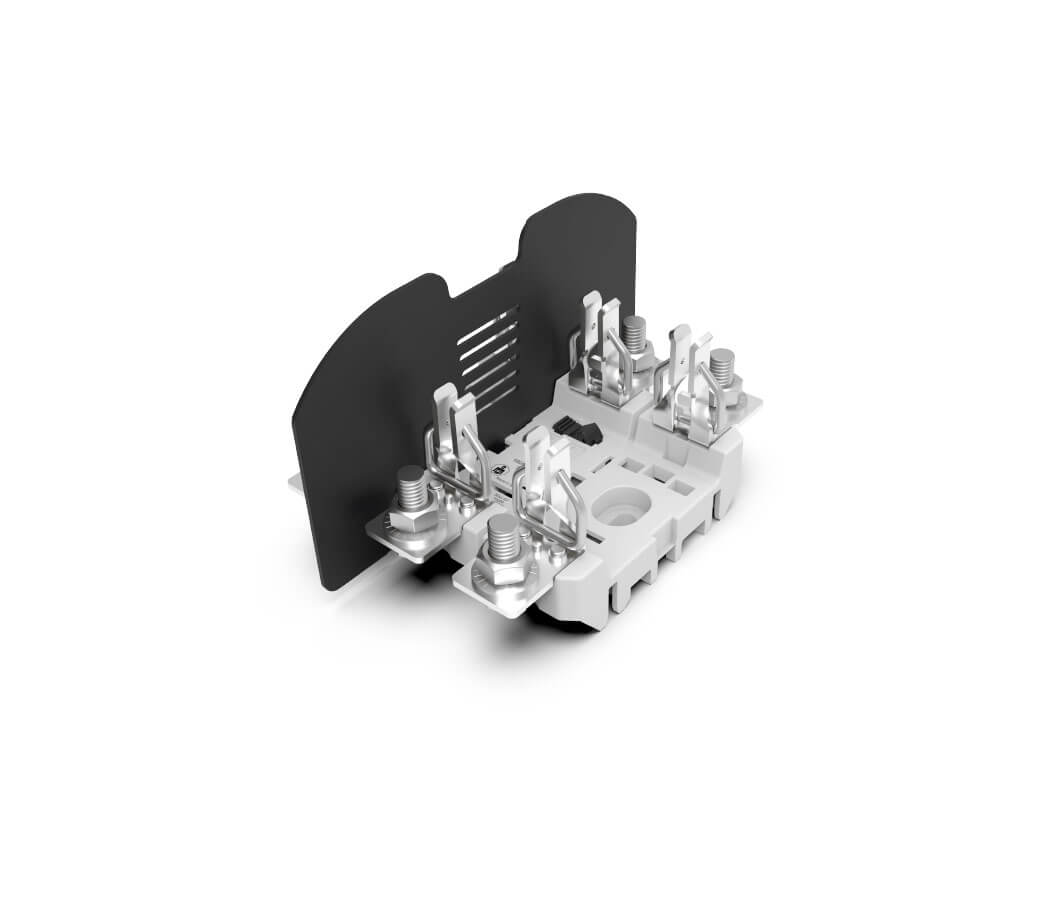 Polyesterbas NH 00 ST TRE POLAR 160 A "DIN-skena" anslutning IP00