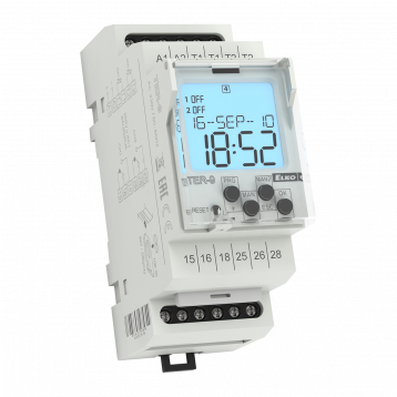 Termostat + tidbrytare TER-9 /230V