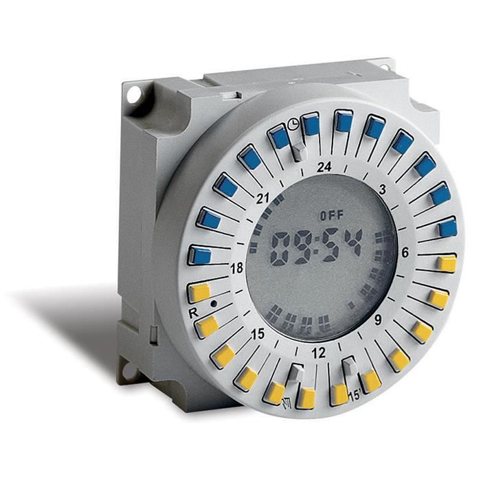 DIGITAL VECKA 230V TIDSWITCH MODUL MED VÄXER OCH DISPLAY 60x60