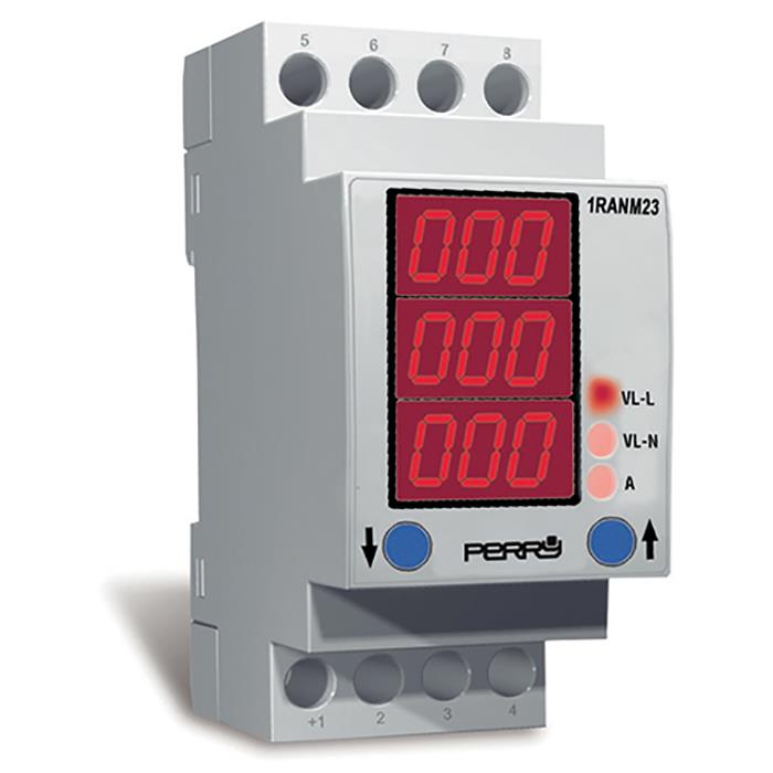 TRE-FAS MULTIMETER 2 DIN