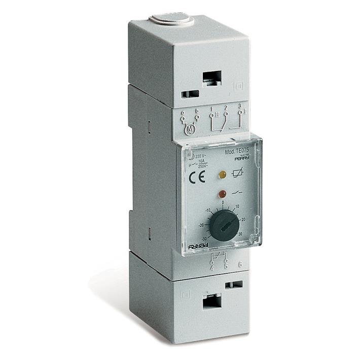 ELEKTRONISK TERMOSTAT -20/+40° C MODUL 2 DIN