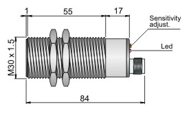 SC30SM-C20 PNP NO+NC H