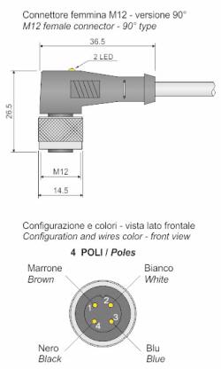 MOD.14/4 M12 NPN/PNP