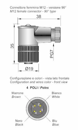 MOD.9 M12 A WIRE