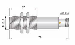 M12 90 cm Vinkel 90°