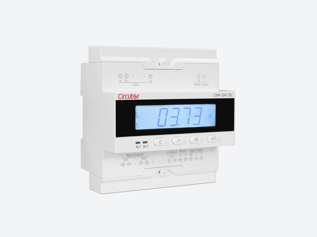 CVM-D41 DC V, Digital multimeter DIN-skena, 2 utgångsreläer