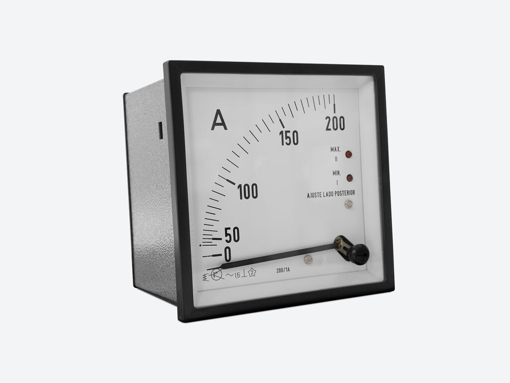 CEC96 .../5A, Amperemeter med 2 reläer för AC-mätning, rörligt strykjärn