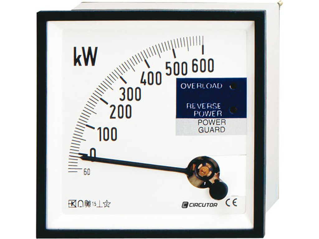 PGR96AN .../5A, Vattmeter