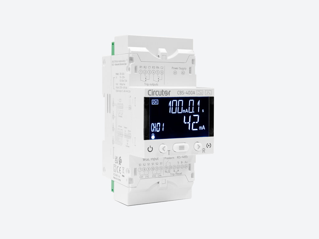 CBS-400A, Station med 4 programmerbara jordfelsbrytare, typ A