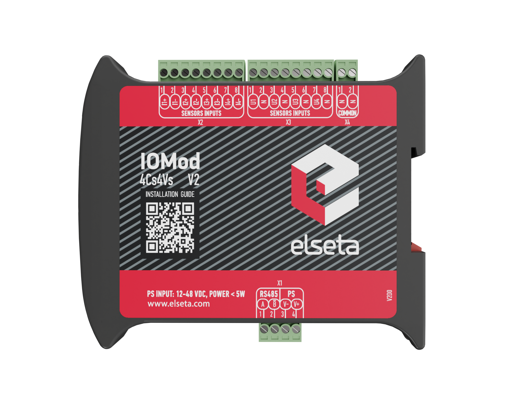 IOMOD 4CS4VS v2.0  – 4 Current and 4 Voltage Sensor Input Analog Measurement Module