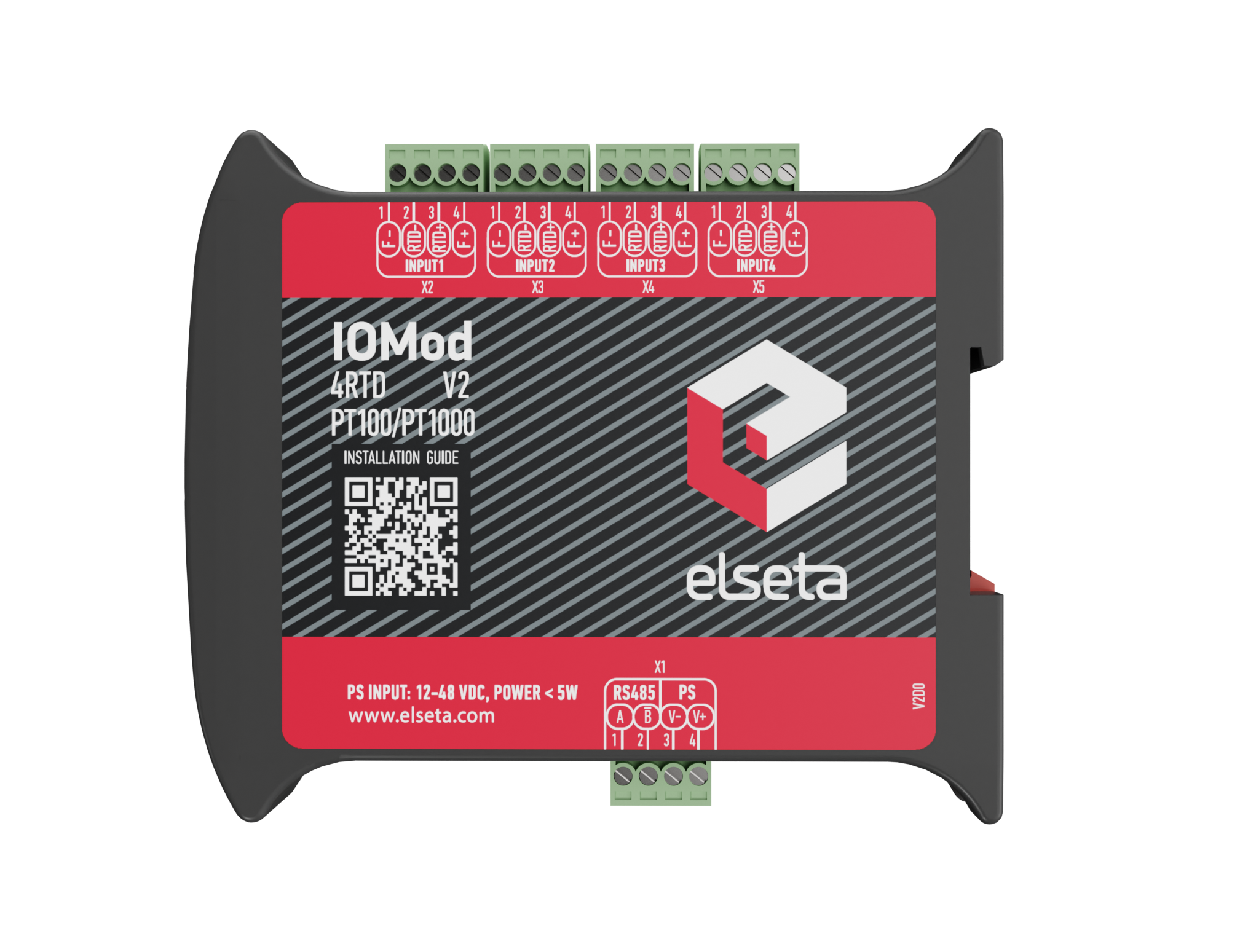 IOMOD 4 RTD v2.0 - 4-Channel RTD Temperature Sensor Module for Industrial Monitoring