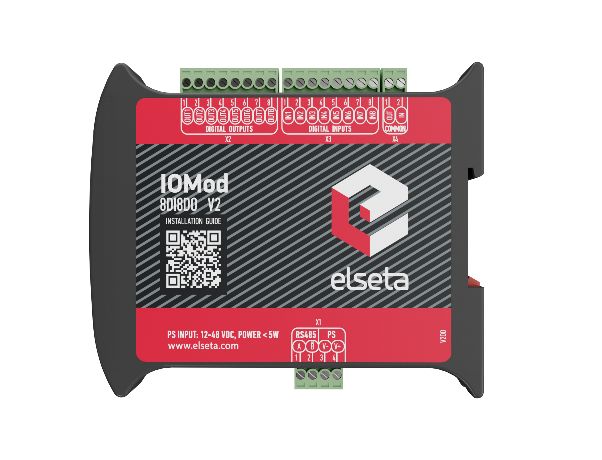 IOMOD 8DI8DO v2.0 – 8 Digital Inputs and 8 Outputs module
