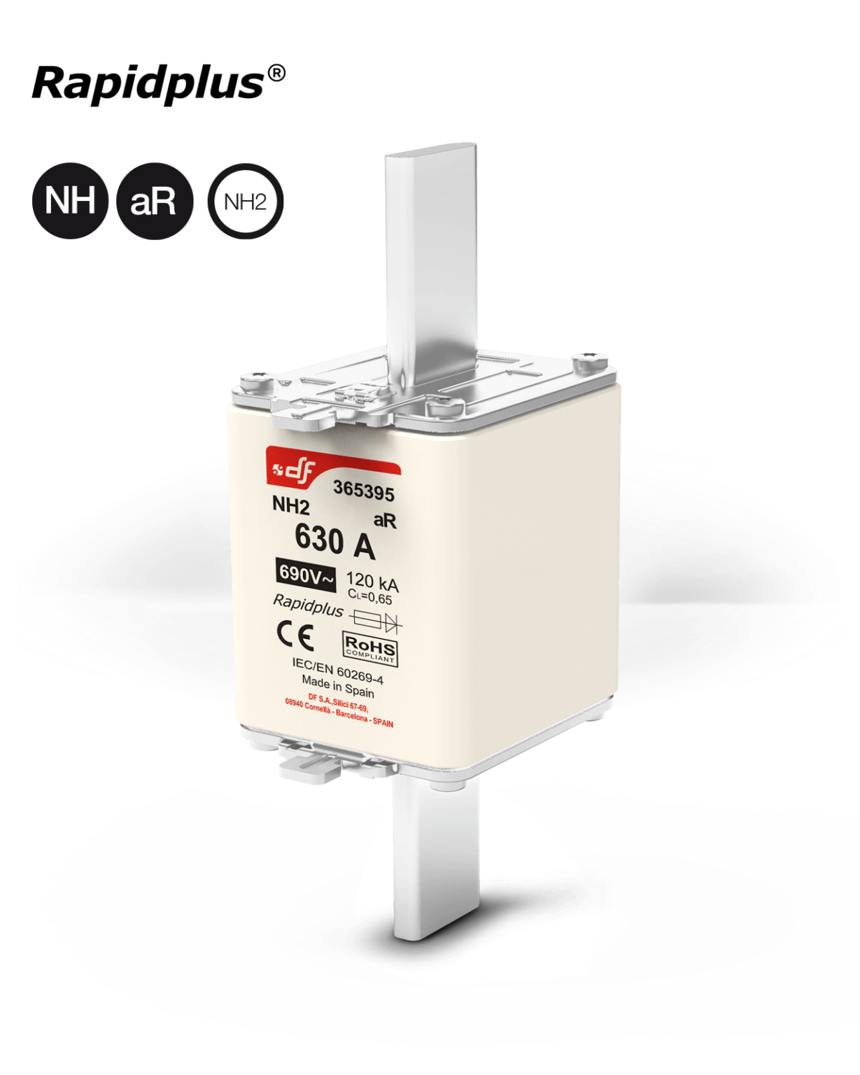 Semiconductor High Speed fuses NH2 aR 690V 200-700A