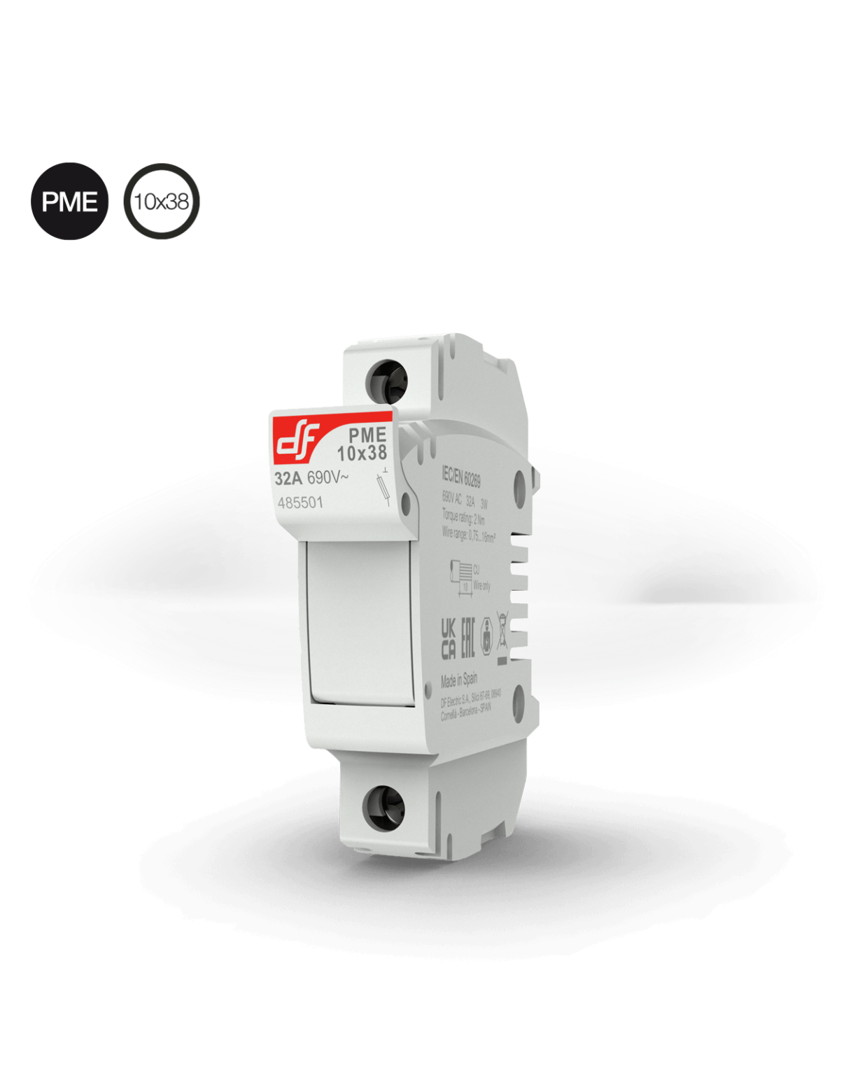 Fuse holder PME 10X38