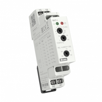 Hygrothermostat with temperature range 0 to + 60° C and humidity 50 to 90% RHT-1