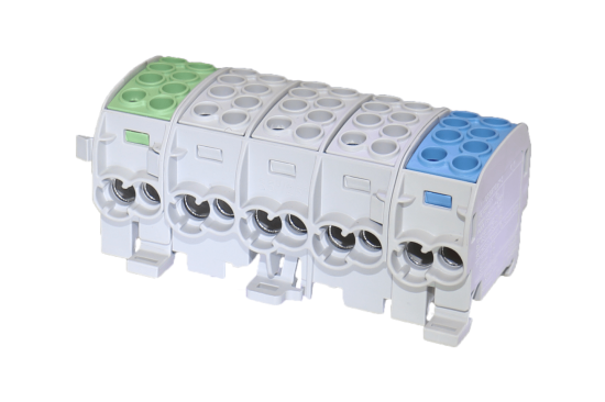 5P / 2 x 35 mm² / 2 x 25 mm² / Green/Grey/Blue