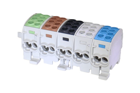 5P / 2 x 35 mm² / 2 x 25 mm² / Green/Brown/Black/Grey/Blue