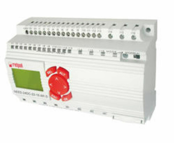 Programmerbart relä - LCD-skärm och tangentbord NEED-12-230AC/DC-22-16-8R-D -