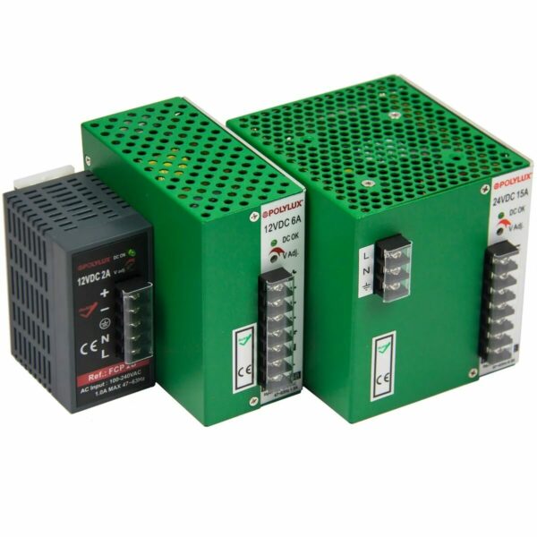 Enfas switchad strömförsörjning IP-20 1–15 A DC, I/100–240 Vac O/24 Vdc