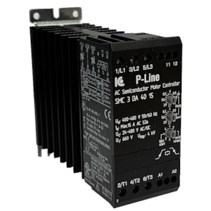 Start motor controller, 3-phase motor applications, with regulation on all 3 phases, 15-50A