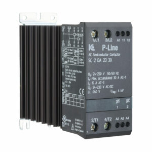 Semiconductor Contactor - Ohmic and inductive loads 1-Phase Dual Pole Electronic Contactor (Accumulated, two independent controlled phases)