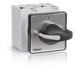 Cam switch with center “OFF” 1-0-2, 50A, 2P