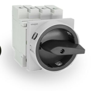 F1-serien DC-frånskiljare Dörrmontering grå/svart hänglåsbart handtag 3